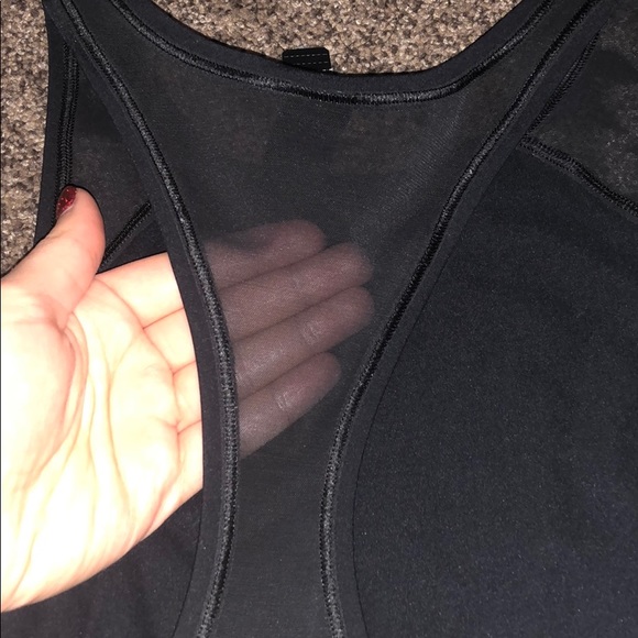 💥NWT Victoria sport black tank mesh exercise - Picture 7 of 7